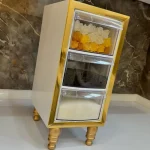 پاسماوری سفید طلایی سه کشو