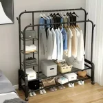 رگال دوبل چرخدار دو طبقه تحمل وزن تا 58 کیلو