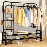 رگال دوبل چرخدار دو طبقه تحمل وزن تا 58 کیلو - تصویر 2