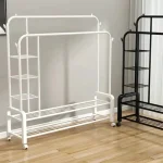 رگال دوبل چرخدار دو طبقه تحمل وزن تا 58 کیلو - تصویر 3